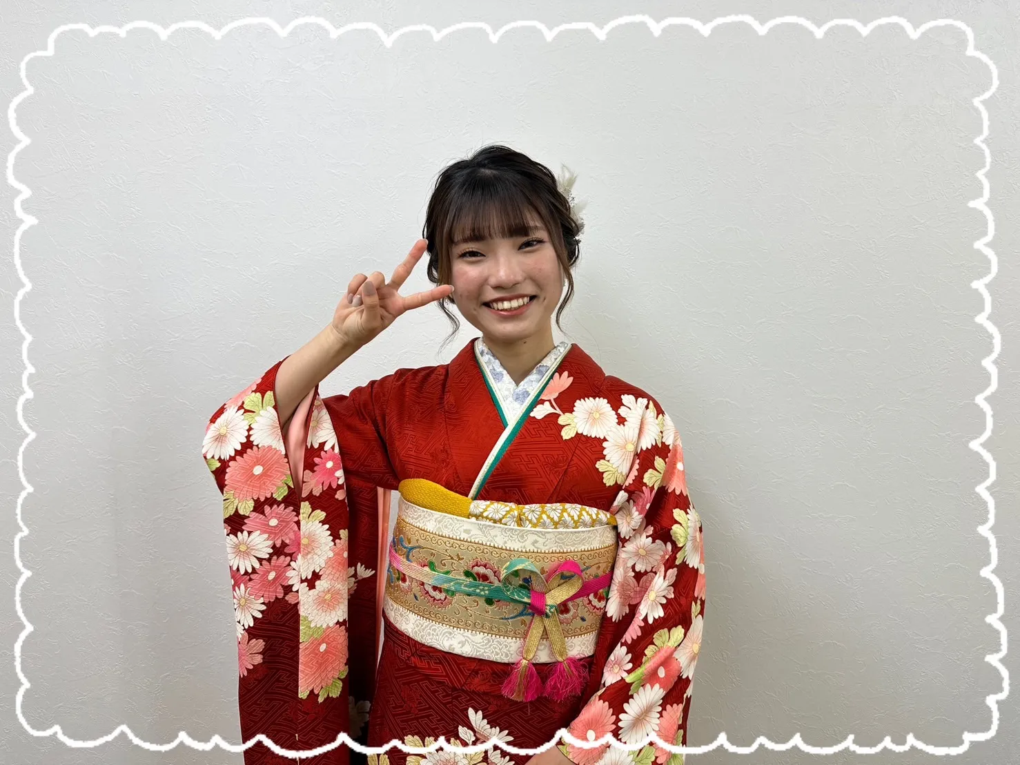 振袖 前撮り撮影会 古典 王道 赤 レトロ