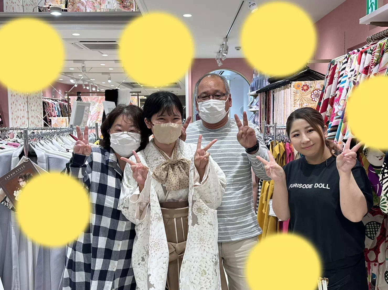 【TAKAZEN姫路店】♡5日 イマドキ可愛い玉城ティナちゃんの袴コーデで卒業式を迎える姫路市の袴姫ちゃん