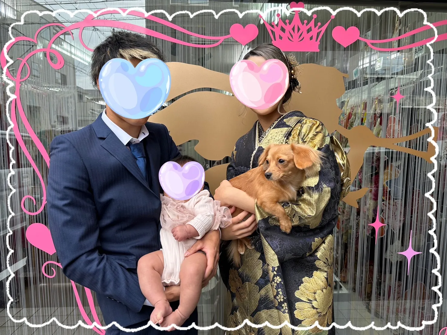振袖 レンタル前撮り撮影会 豪華 黒 金