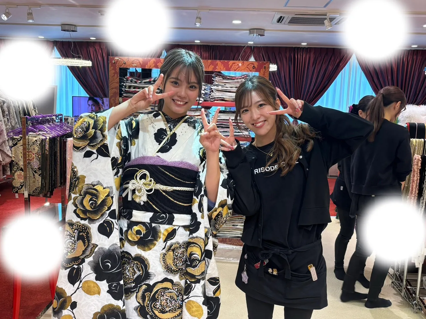 袴レンタル 振袖レンタル くすみ キラキラ かわいい 梅田 大阪 安い イマドキ 古典 くすみカラー 前撮り ヴィンテージ 渋い