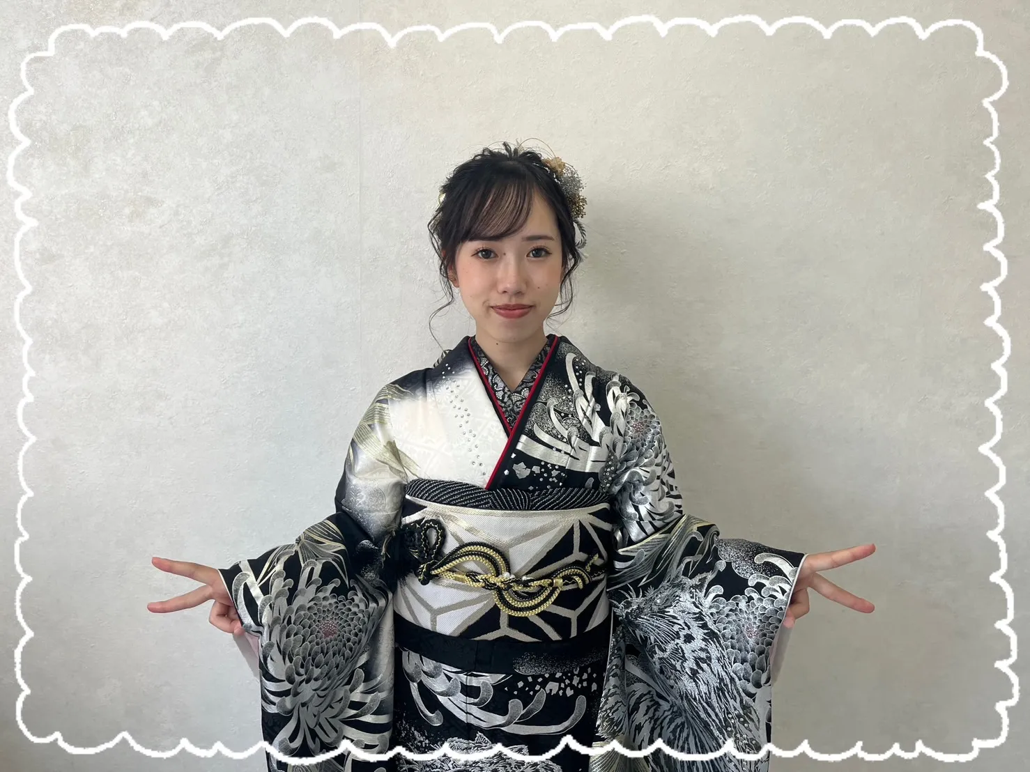 振袖レンタル 奈良 橿原 かわいい おしゃれ 個性派 かわいい かっこいい くすみ イマドキ