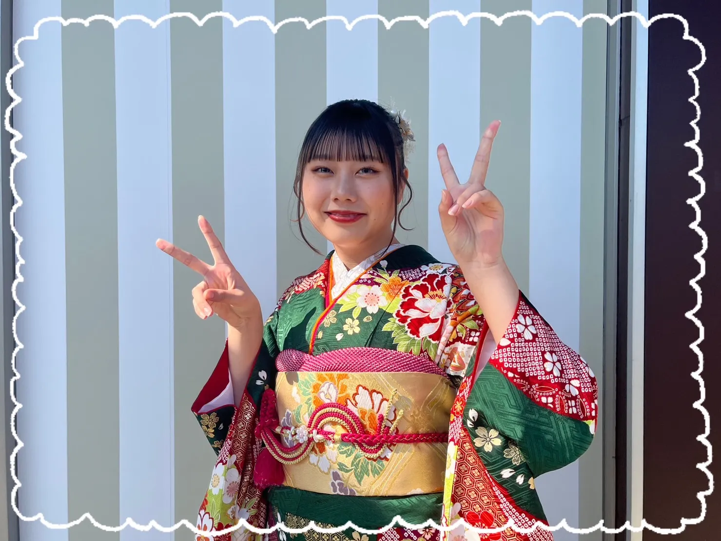 振袖レンタル 奈良 橿原 かわいい おしゃれ 個性派 かわいい かっこいい くすみ イマドキ
