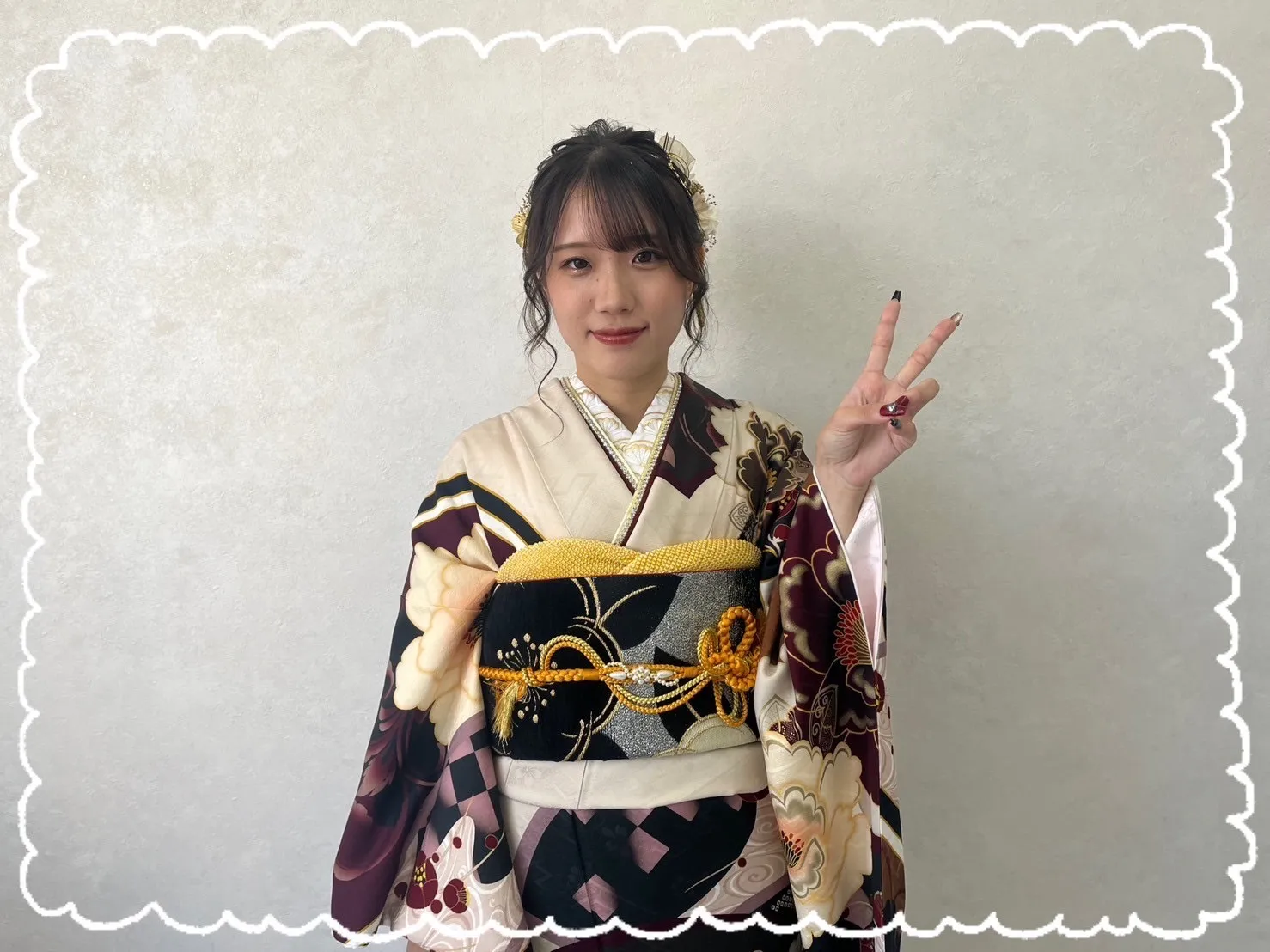 振袖レンタル 奈良 橿原 かわいい おしゃれ 個性派 かわいい かっこいい くすみ イマドキ