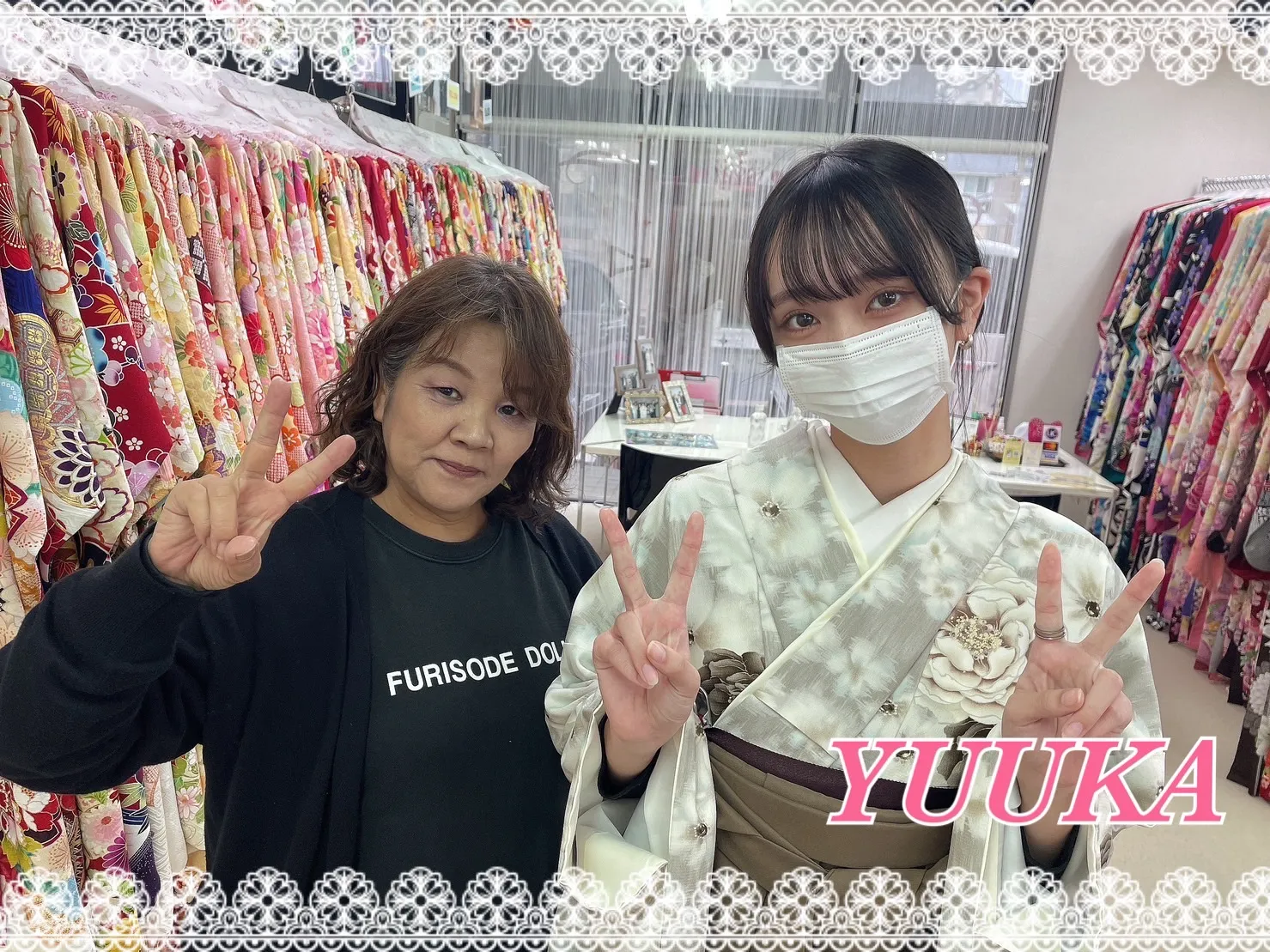 袴 レンタル奈良 おしゃれ かわいい くすみカラー