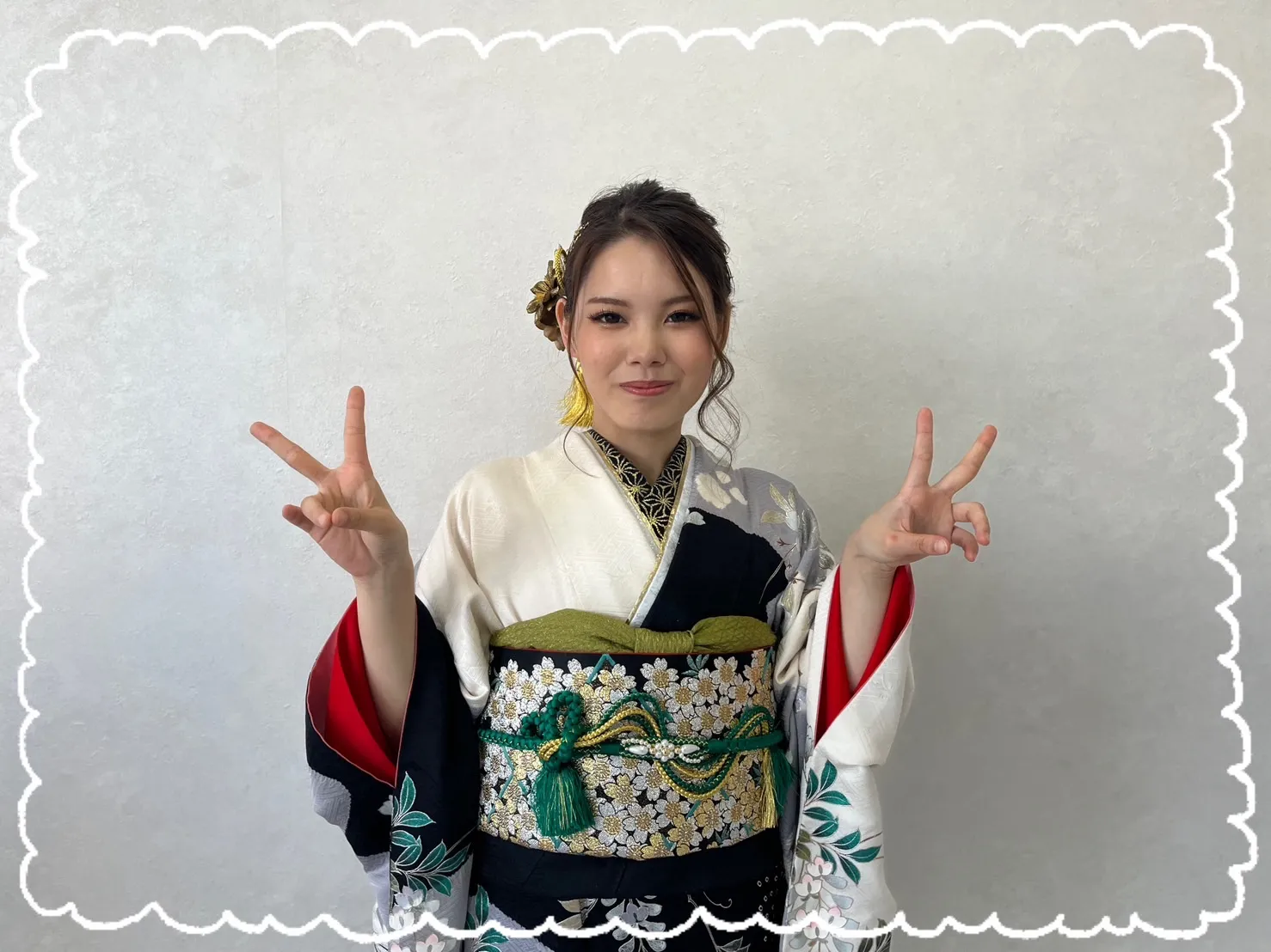 振袖レンタル 奈良 橿原 かわいい おしゃれ 個性派 かわいい かっこいい くすみ イマドキ