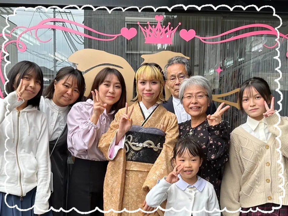 振袖 レンタル 奈良 人気 かわいい 前撮り撮影会 成人式前撮り ベージュ レース振袖