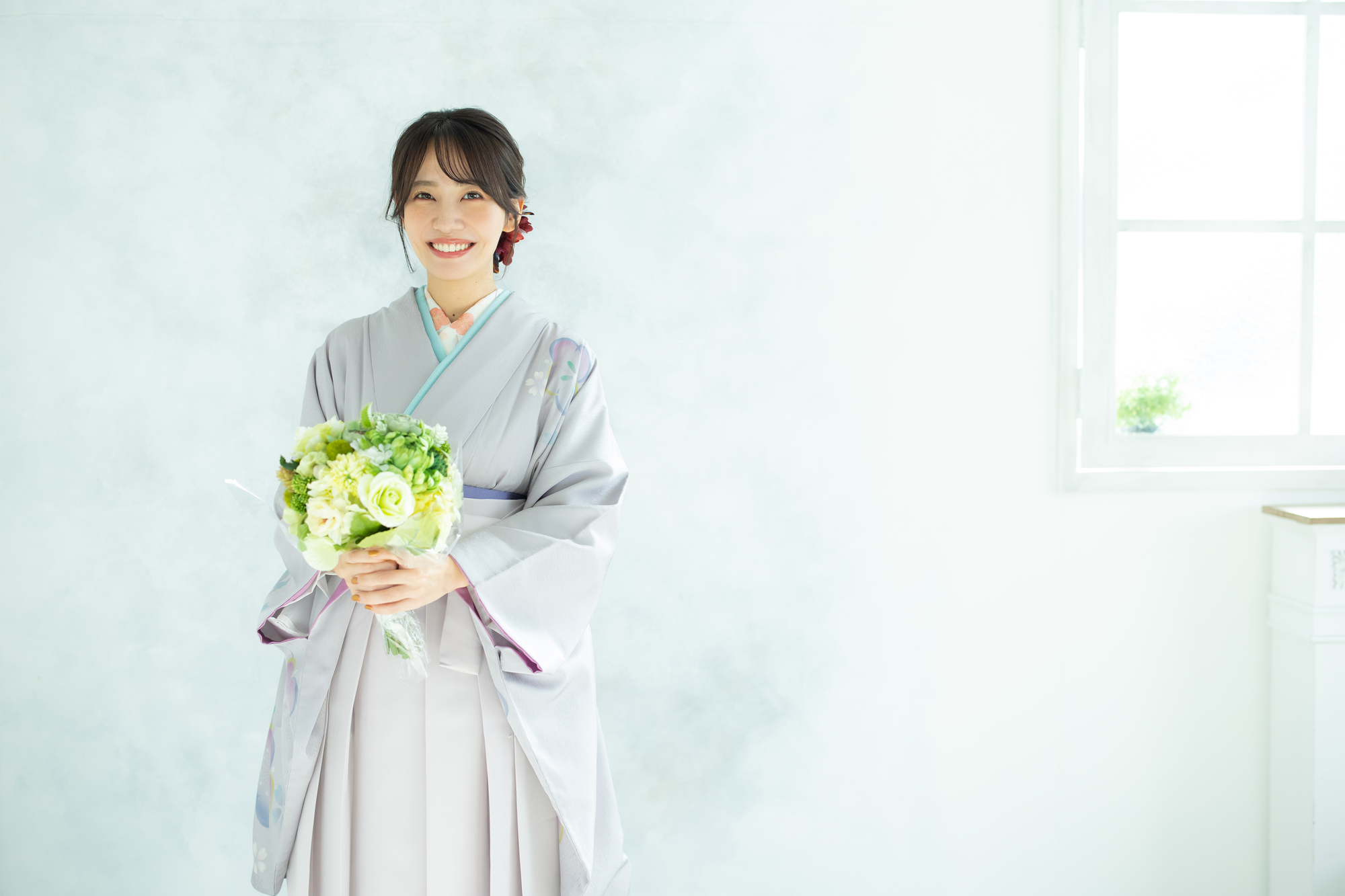 くすみカラーの袴で最旬の女学生気分!着こなしポイントをご紹介