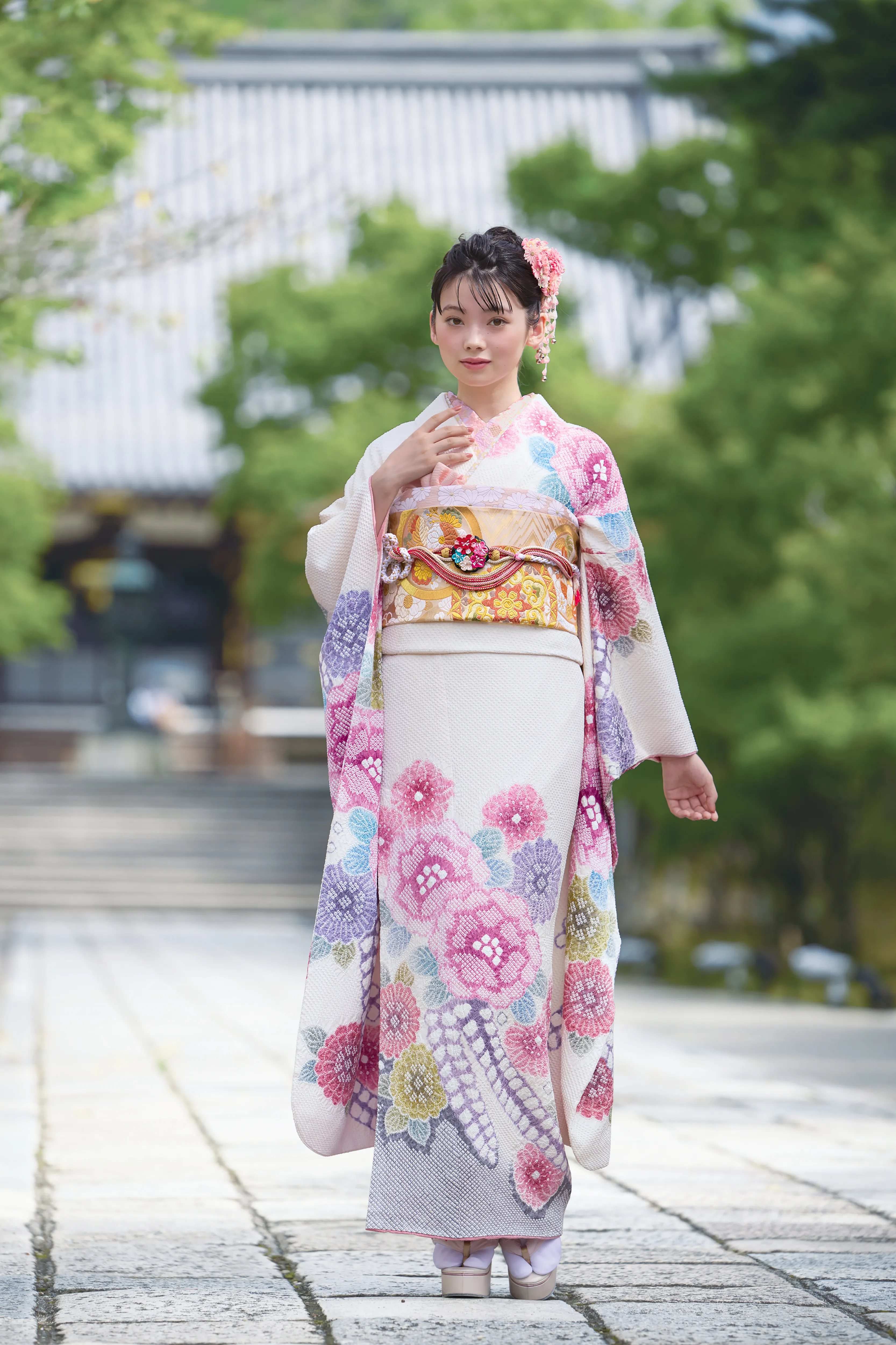 成人式　振袖　古典　古典柄　王道　華やか　高級振袖　プレミアム古典　吉澤織物