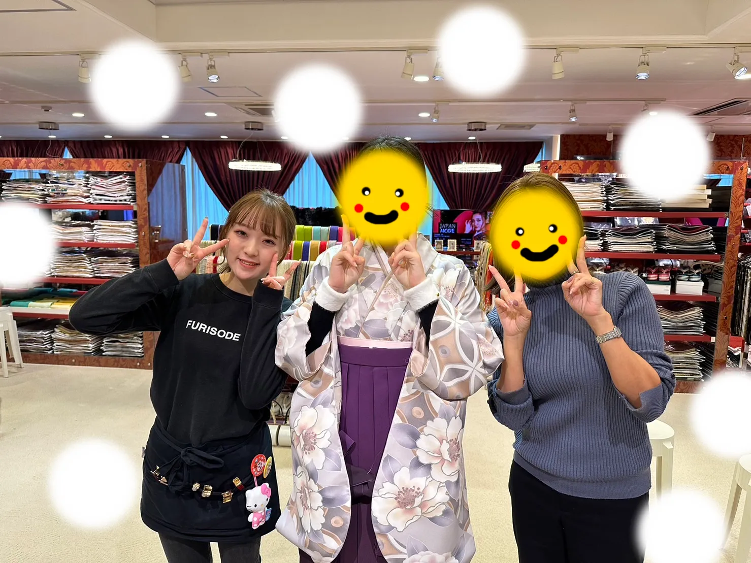 TAKAZEN大阪梅田本店 袴レンタル 紫