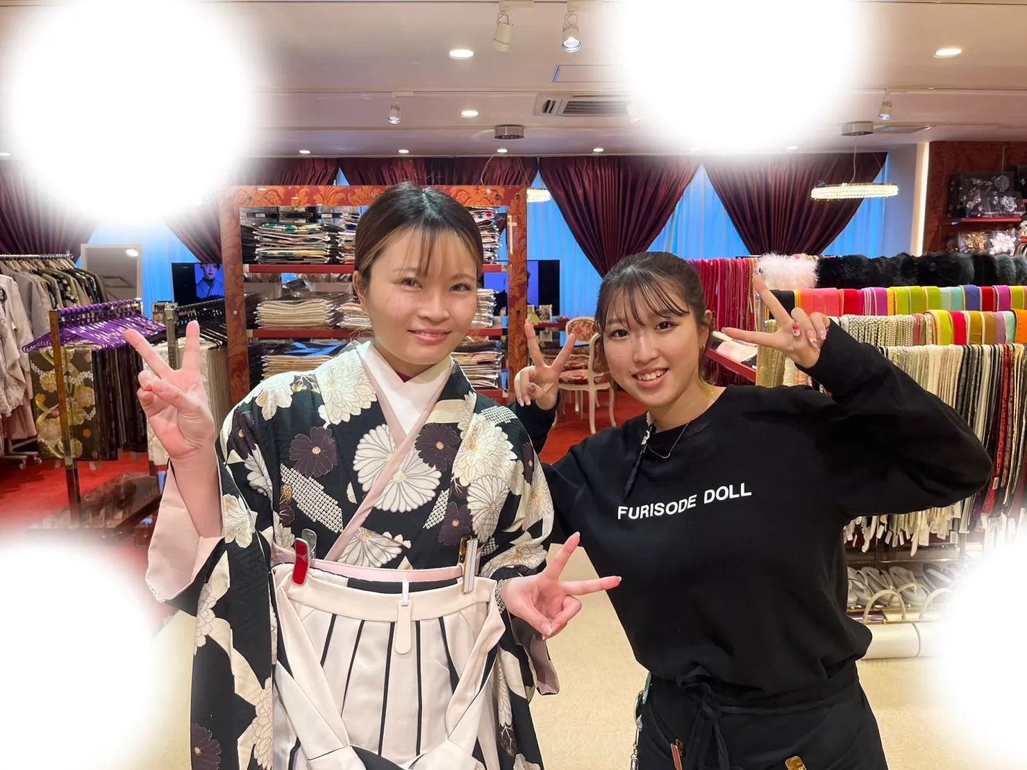 袴レンタル　振袖レンタル　くすみ　キラキラ　かわいい　梅田　大阪　安い　イマドキ　古典　くすみカラー　前撮り　ヴィンテージ　渋い