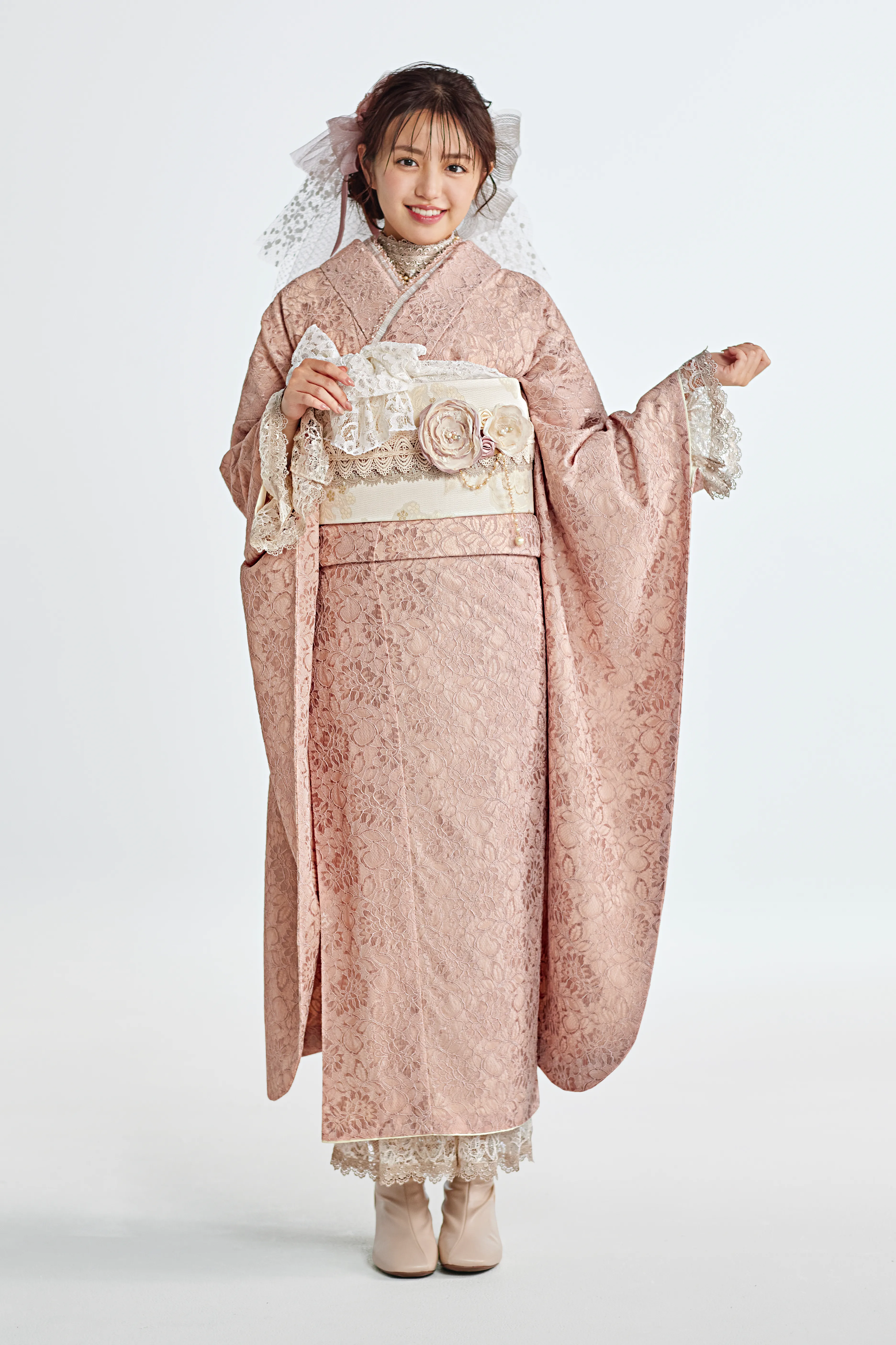 振袖レンタル　成人式　くすみガーリー