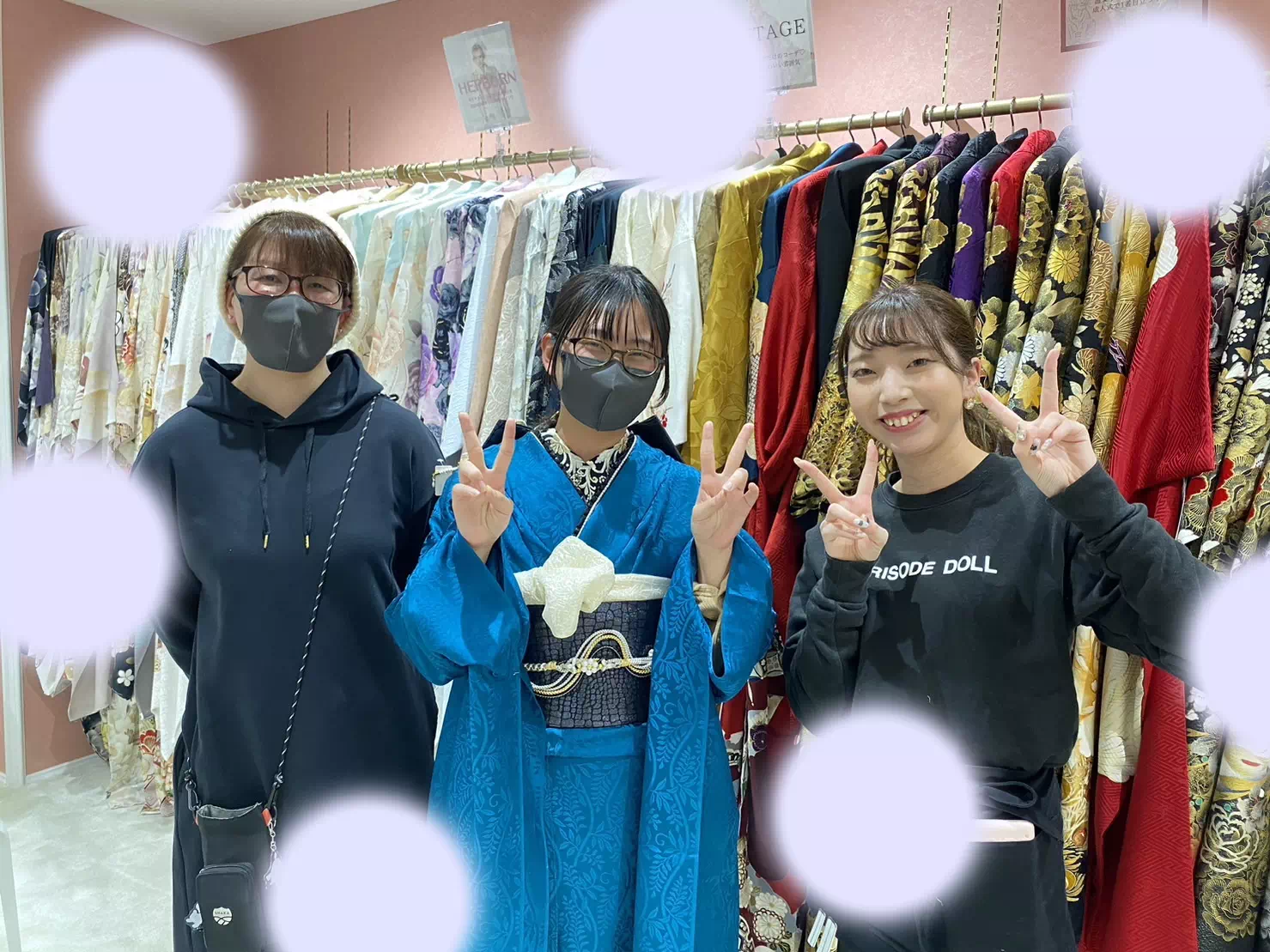 【TAKAZEN姫路店】♡22日 最新作!!ターコイズブルーの個性的で可愛い姫路市の成人式の振袖姫ちゃん♡