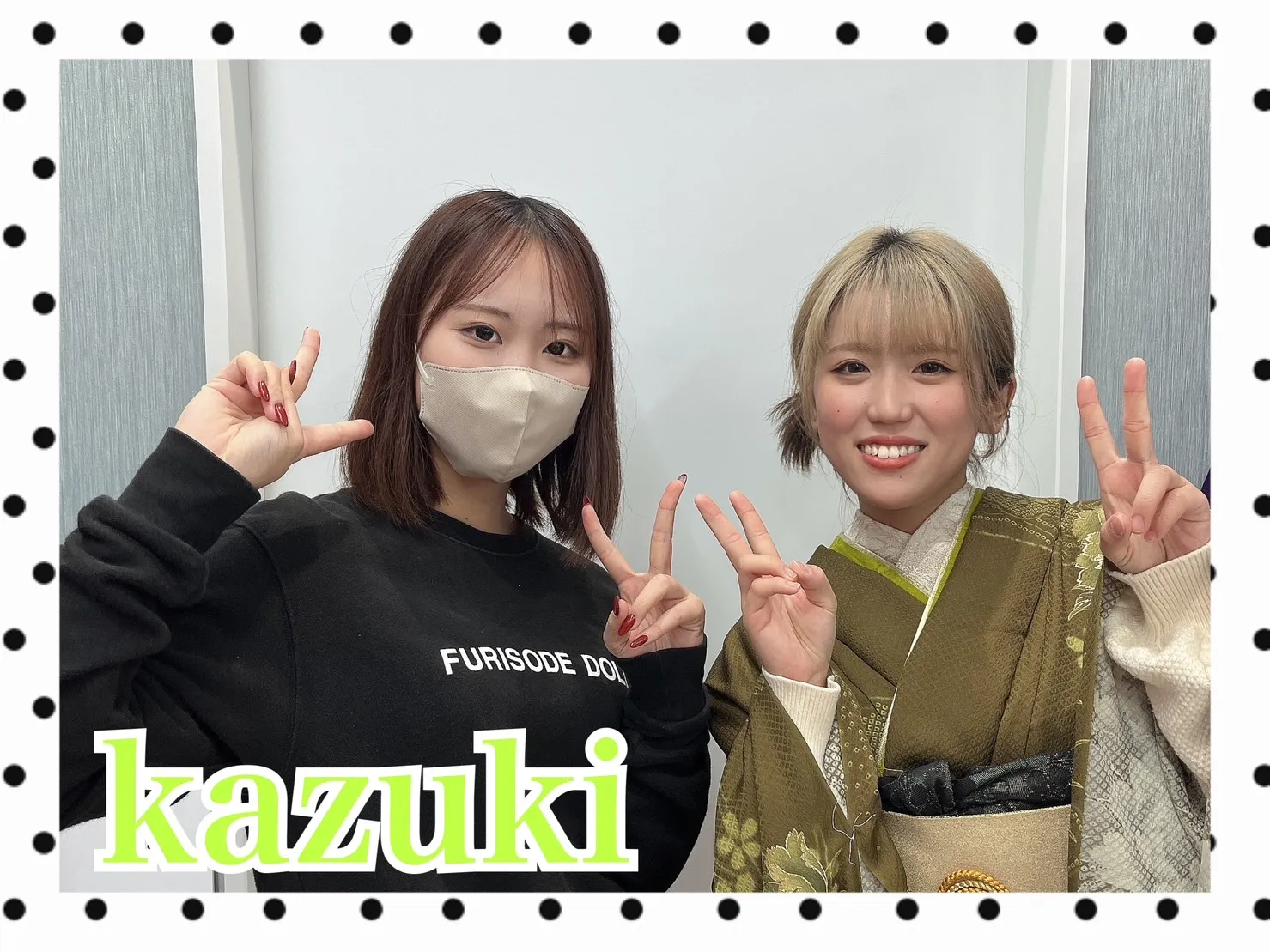 【TAKAZEN橿原店】16日♡2025年成人の抹茶色のシックなヴィンテージお振袖&白色とブラウンを合わせたのイマドキコーデの成人式袴姫ちゃん達♡