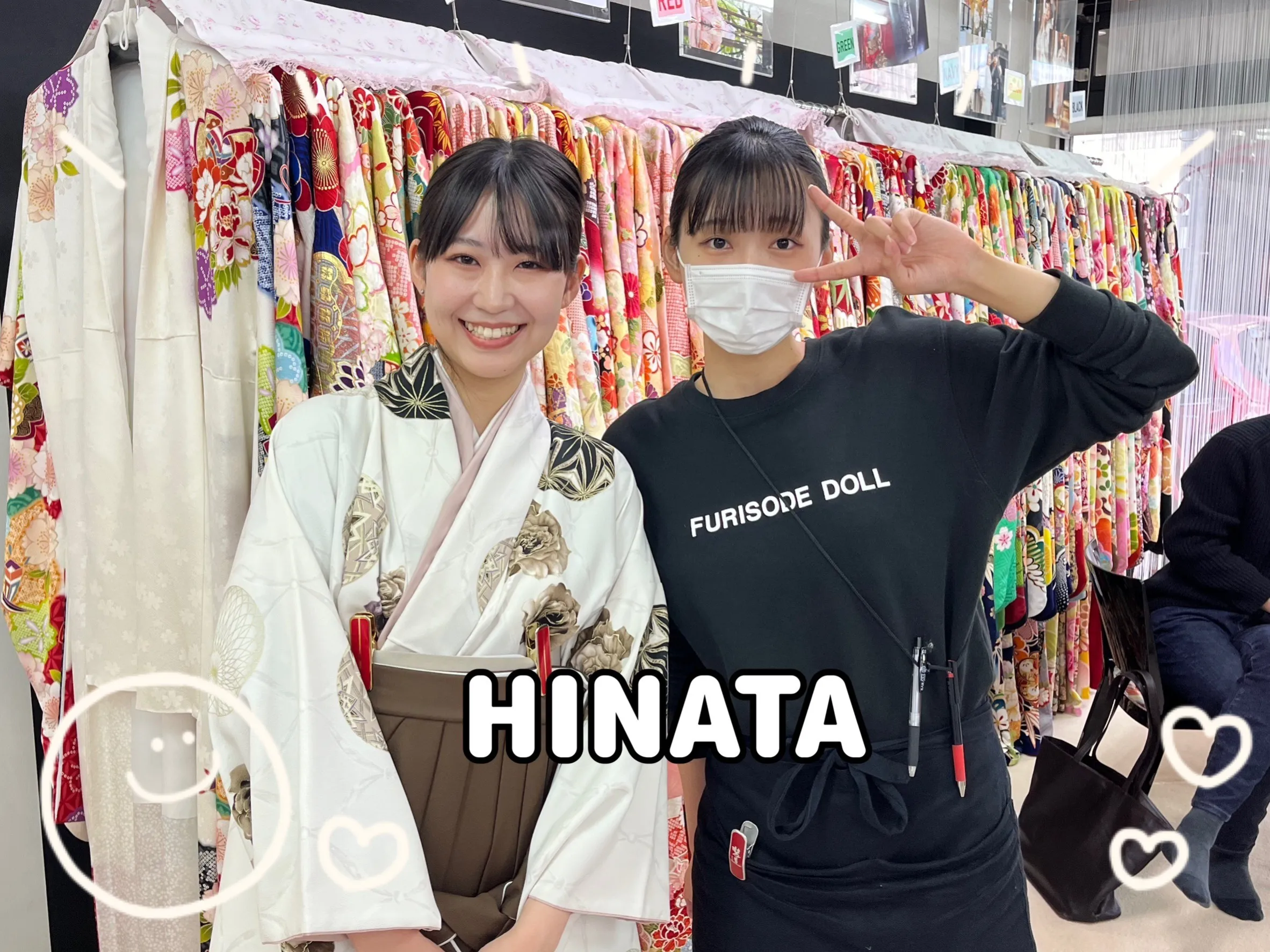 袴 レンタル 奈良 くすみ 可愛い オシャレ 茶色