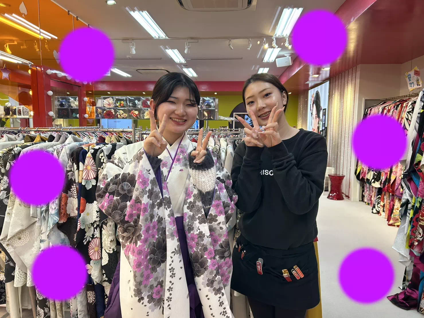 TAKAZEN神戸店 前撮り撮影会 卒業式 袴 古典 イマドキ カワイイ コディネート