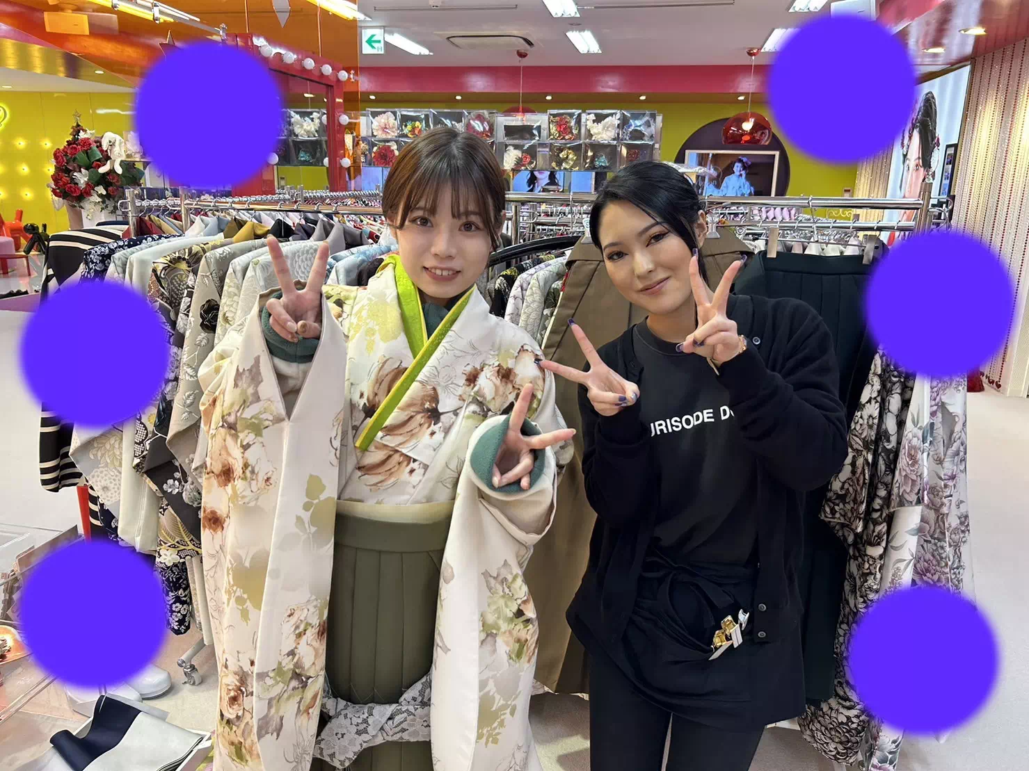 TAKAZEN神戸店 前撮り撮影会 卒業式 袴 イマドキ カワイイ コディネート