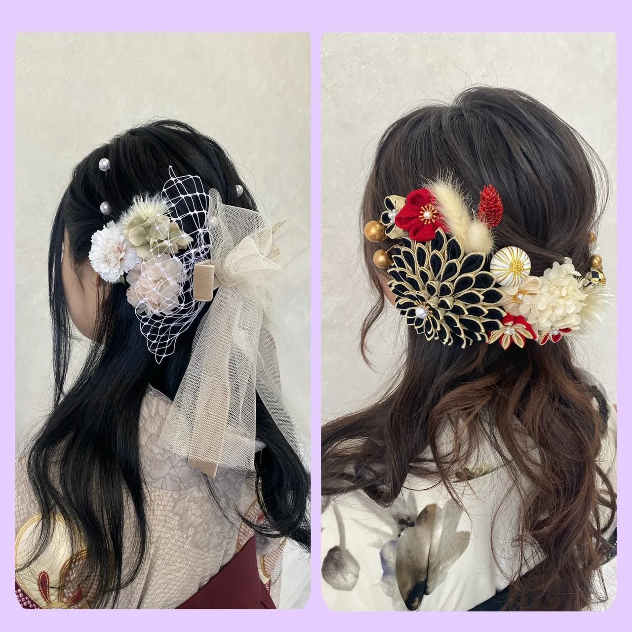 【TAKAZEN橿原店】15日♡先日の前撮り撮影会の姫ちゃんたちのハーフアップヘアアレンジのご紹介♡