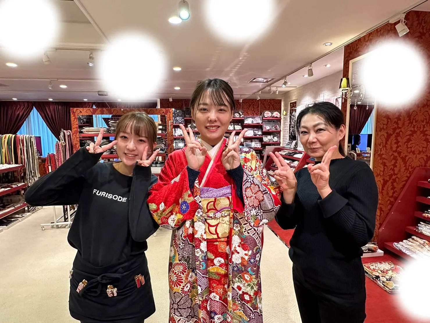 成人式 前撮り 梅田 袴 くすみカラー かわいい イマドキ 淡色 古典 タカゼン 撮影