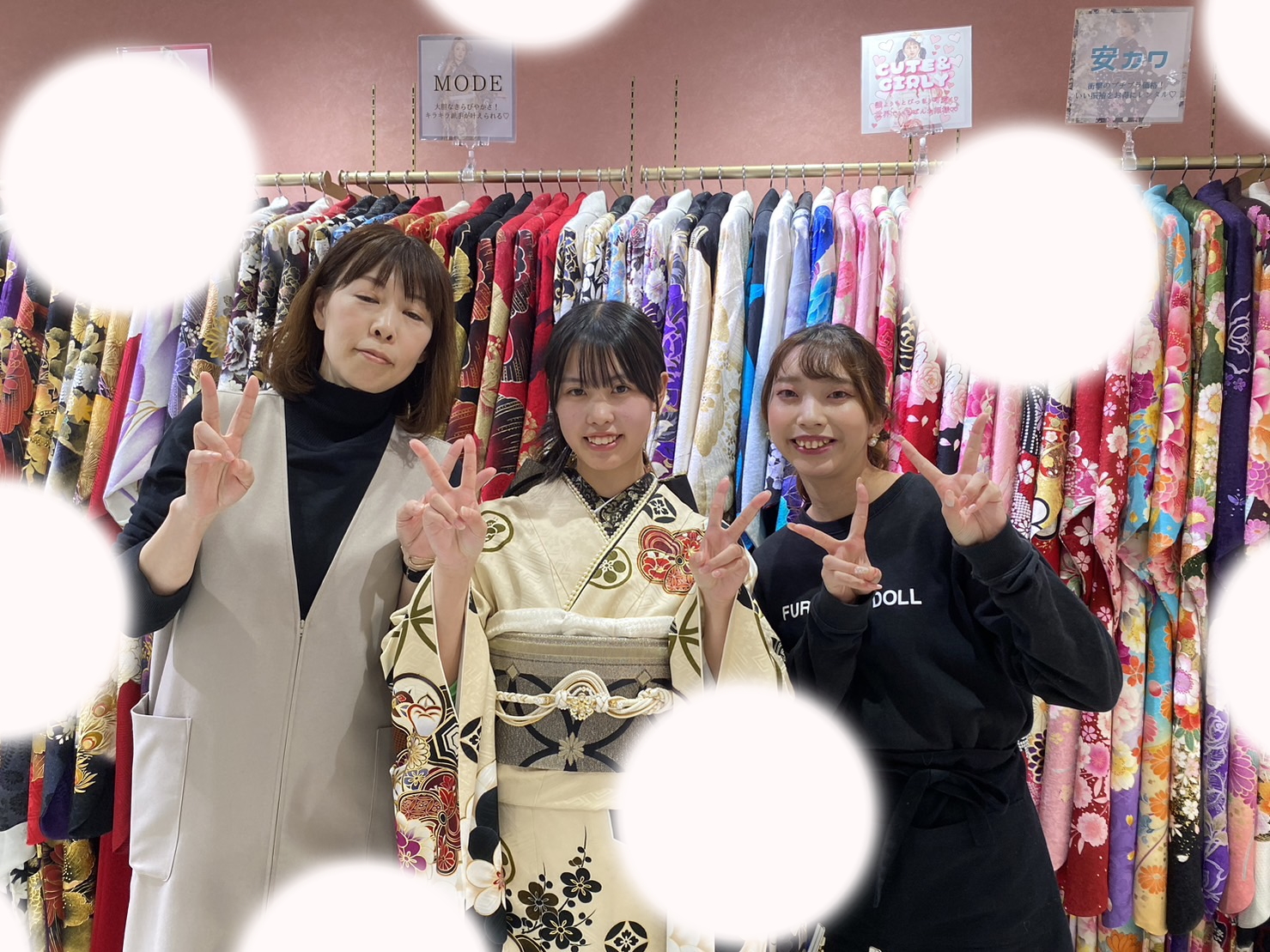 【TAKAZEN姫路店】♡3日 2026年姫路市成人式の大人カワイイ!大人気ベージュ振袖姫ちゃん♡