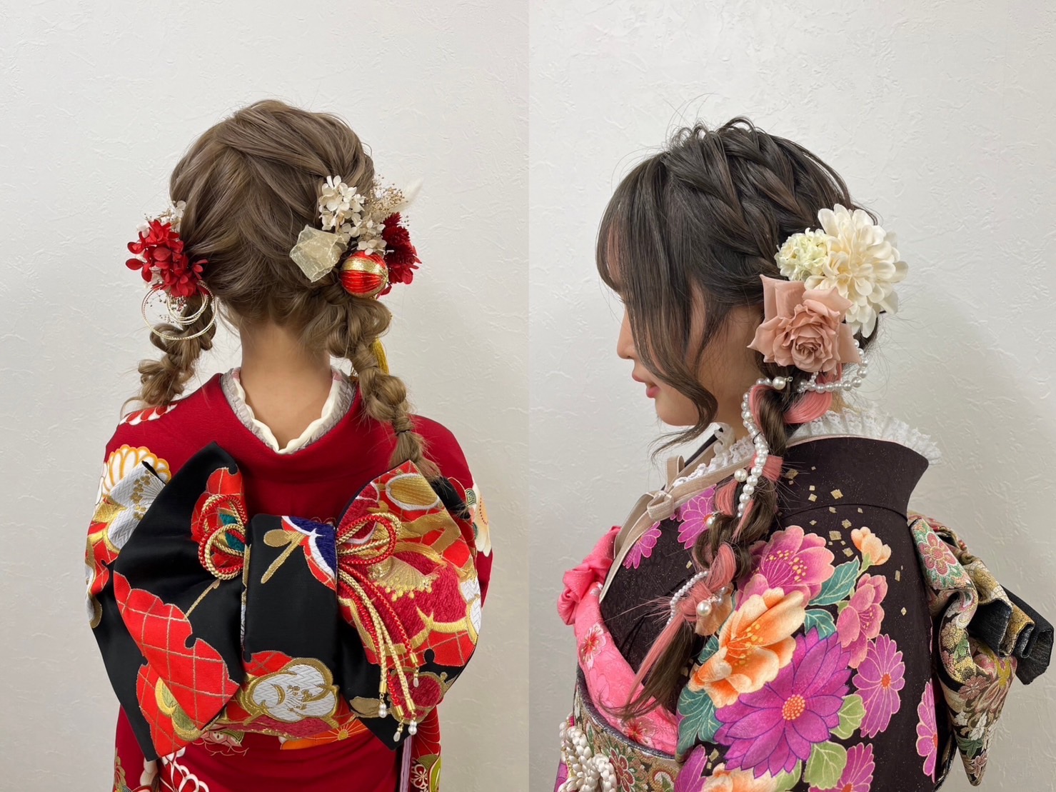 成人式 振袖 前撮り撮影会 個性的 ヘアアレンジ かわいい