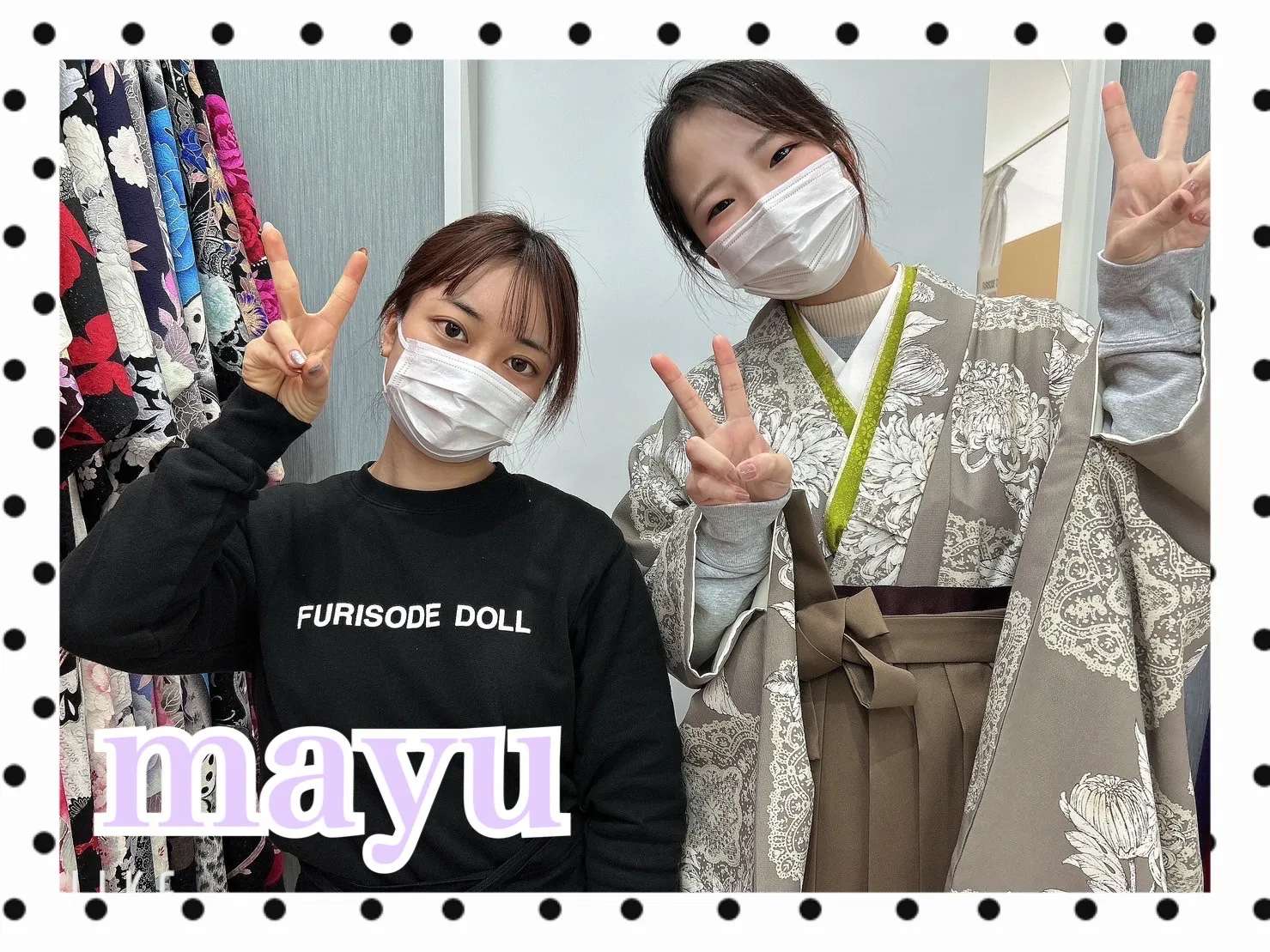 【TAKAZEN橿原店】6日♡2024年卒業の透明感あふれるトレンドくすみカラー卒業式袴ちゃん♡