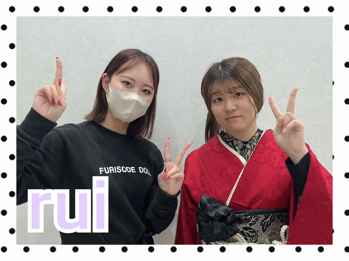 【TAKAZEN橿原店】1日♡2025年成人の真っ赤でかっこいいヴィンテージお振袖姫ちゃん♡