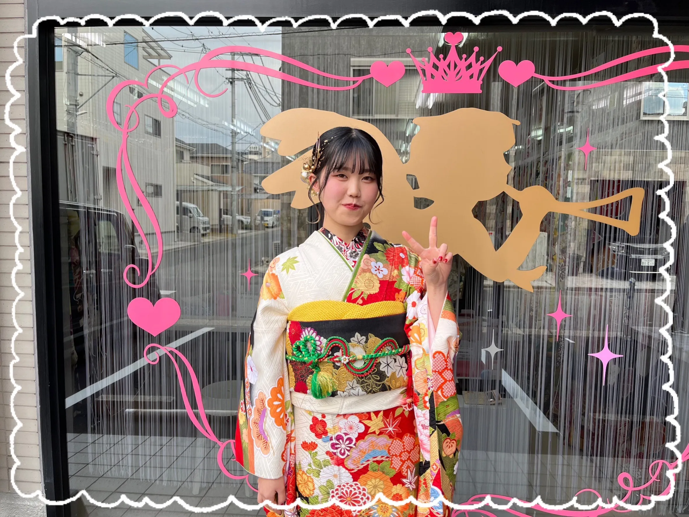 振袖 レンタル 奈良 前撮り撮影会 かわいい 赤 古典