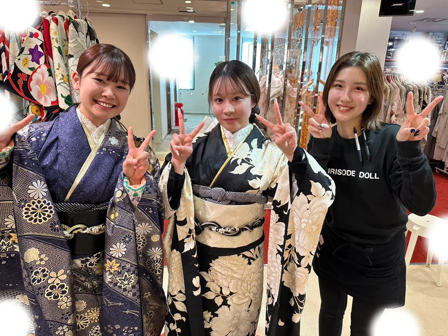袴レンタル 振袖レンタル くすみ キラキラ かわいい 梅田 大阪 安い イマドキ 古典 くすみカラー 前撮り ヴィンテージ 渋い