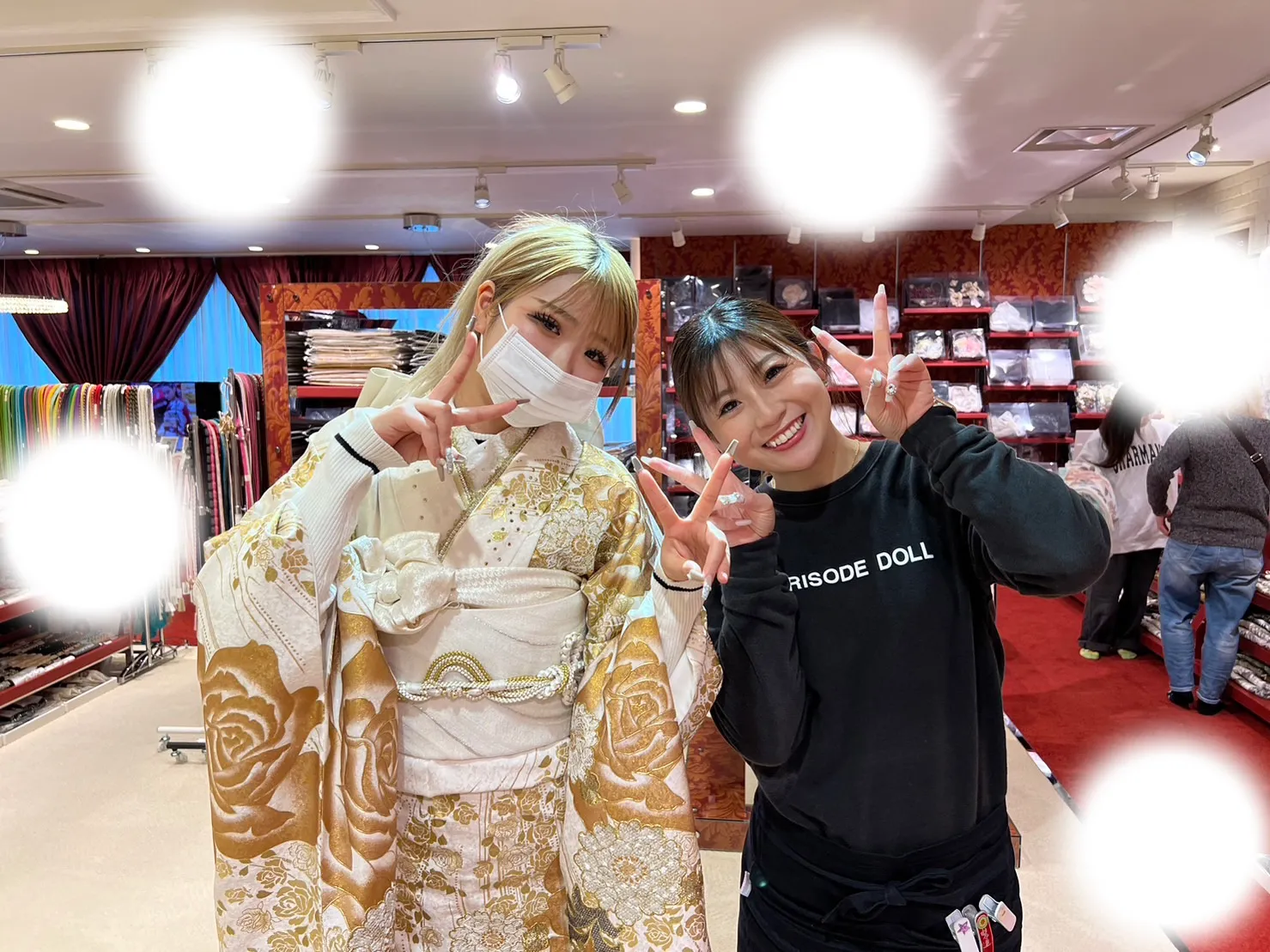 成人式 前撮り 梅田 袴 くすみカラー かわいい イマドキ 淡色 古典 タカゼン 撮影