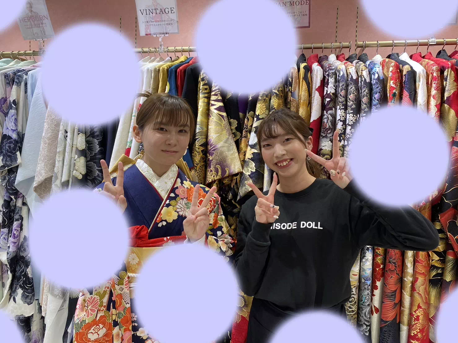 【TAKAZEN姫路店】♡2日 華やかな青色のデザインが可愛い正統派古典スタイルの福崎町のお振袖レンタル姫ちゃん♡
