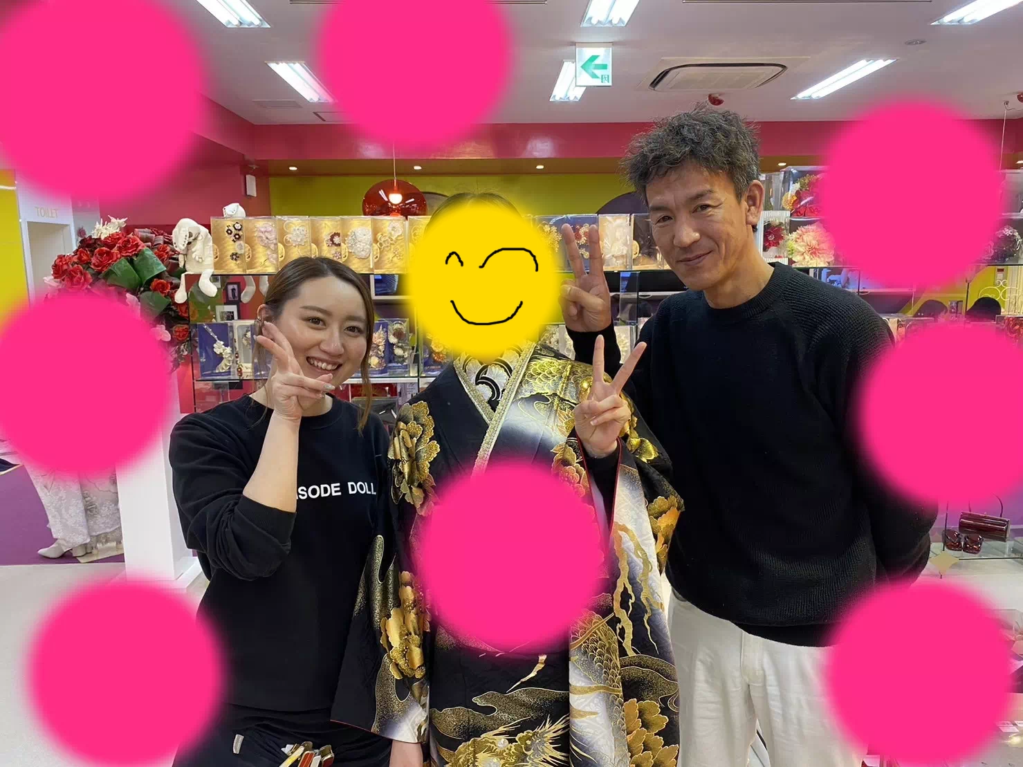 TAKAZEN神戸店 振袖レンタル モード系 キラキラ カッコイイ 龍
