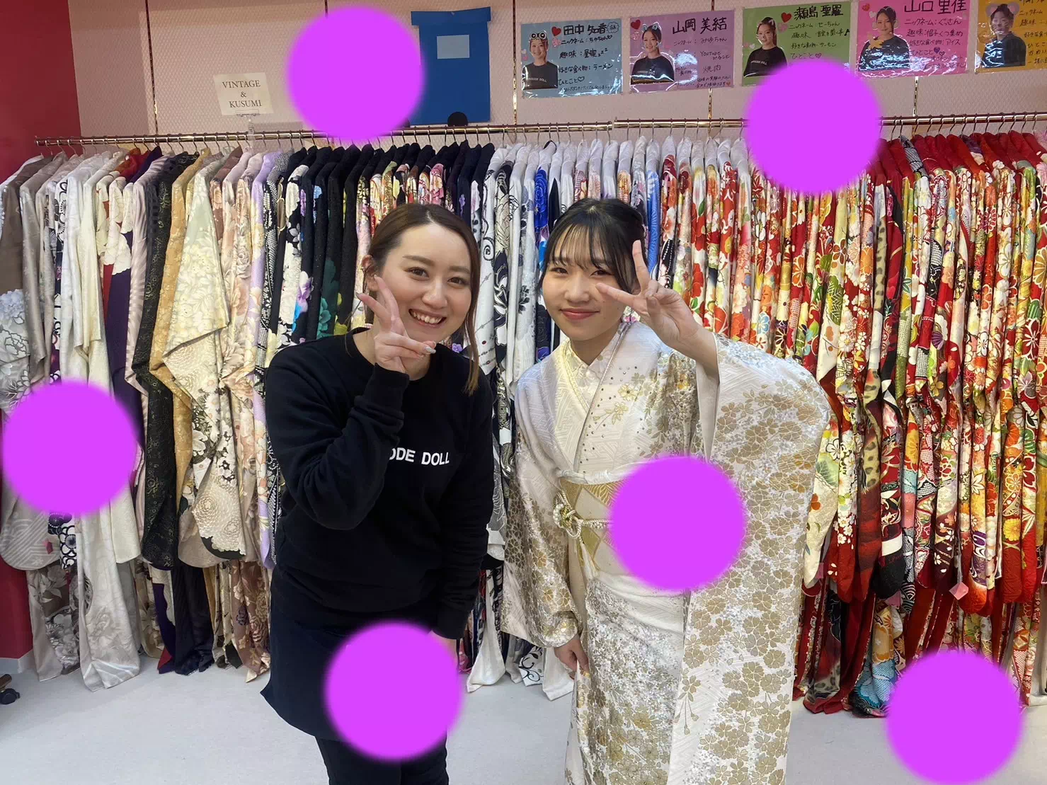 TAKAZEN神戸店　前撮り撮影会　イマドキ　カワイイ　コディネート　振袖　レンタル　袴　