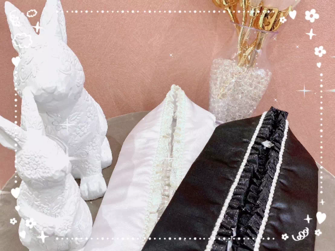 【TAKAZEN姫路店】☆最新作!!フリル&パールの可愛い白黒の重ね衿のご紹介☆