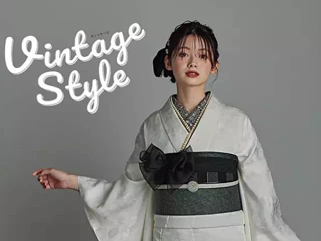 【TAKAZEN姫路店】♡6日 個性的なお振袖をお探しの方必見!!白×黒のお洒落なお振袖のご紹介♡