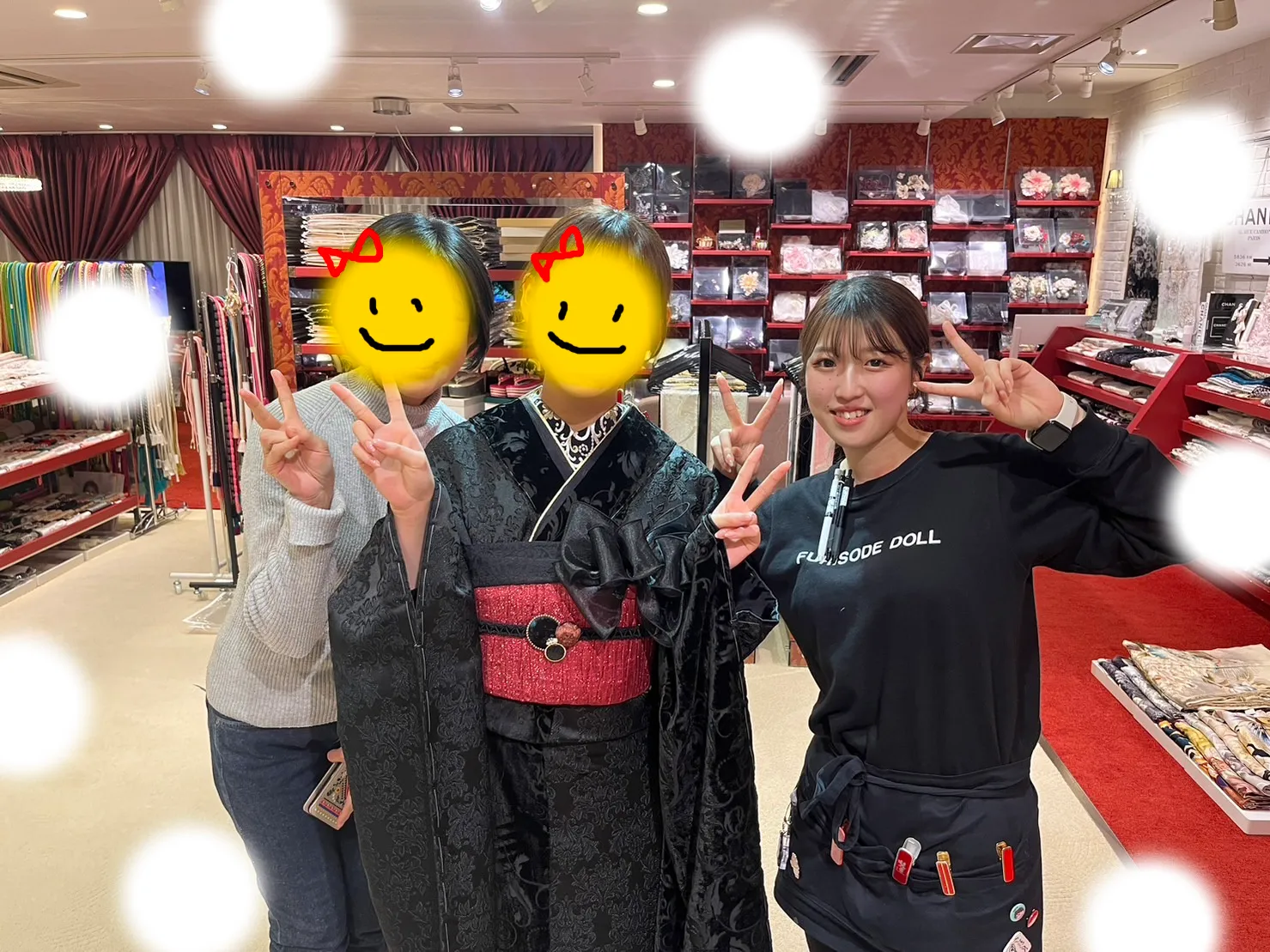 振袖レンタル 袴レンタル 前撮り撮影会 キラキラ ヘップバーン かわいい 大阪 梅田 タカゼン 持込