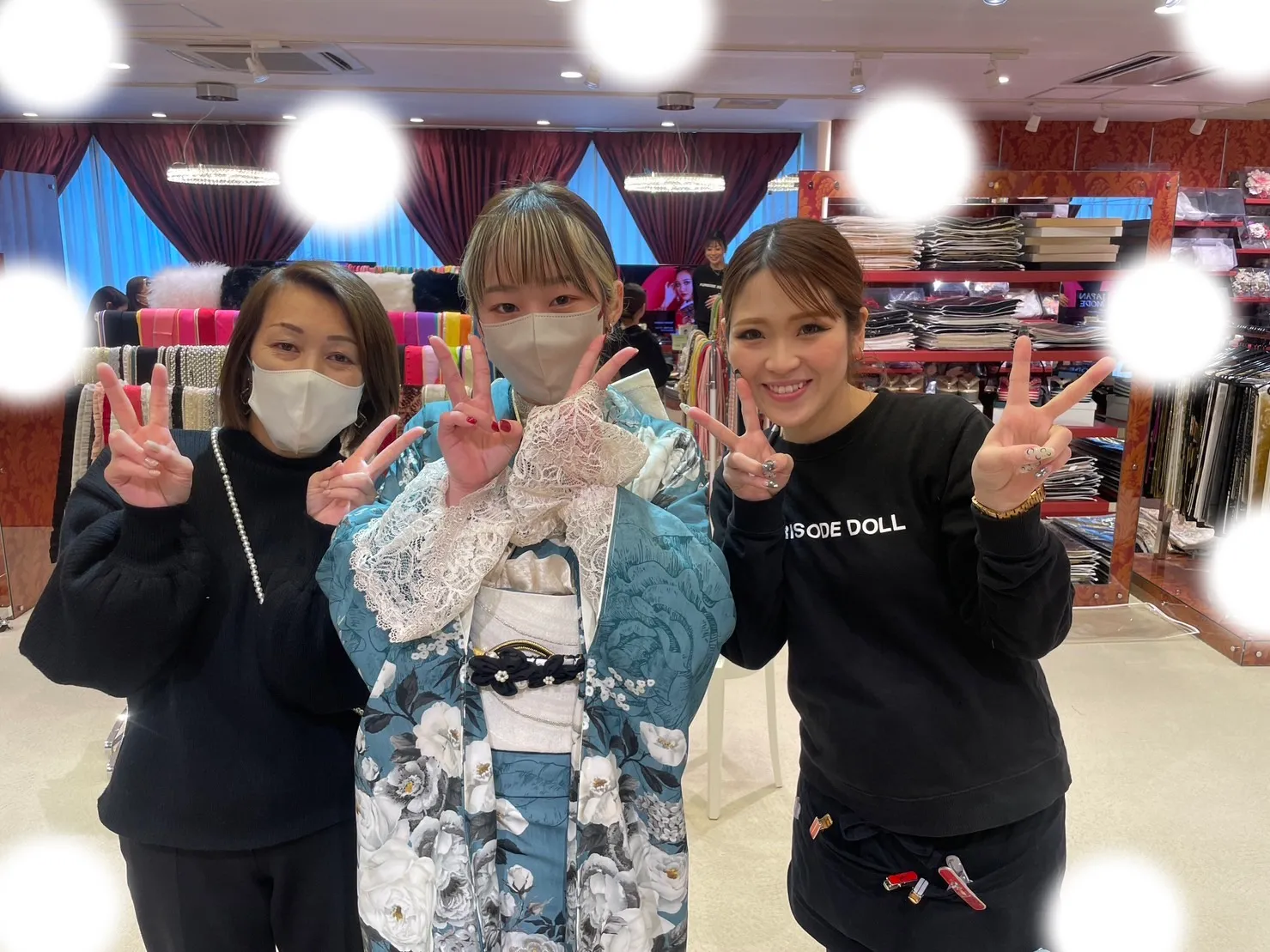 成人式 前撮り 梅田 袴 くすみカラー かわいい イマドキ 淡色 古典 タカゼン 撮影