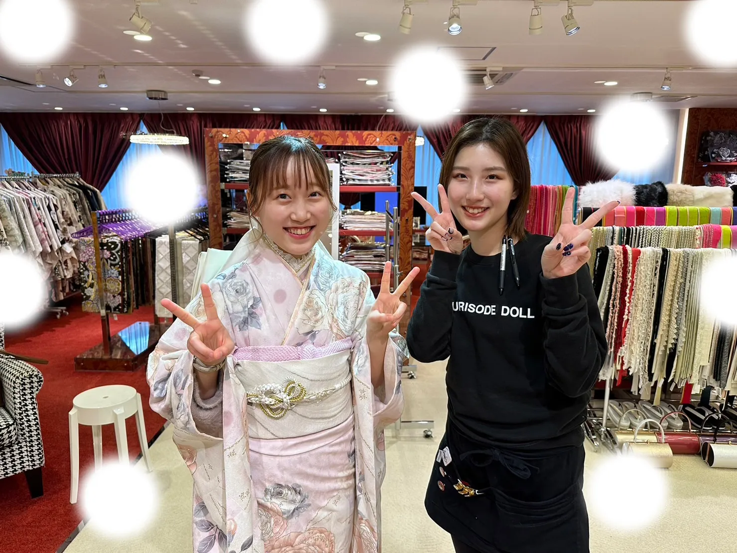 成人式 前撮り 梅田 袴 くすみカラー かわいい イマドキ 淡色 古典 タカゼン 撮影