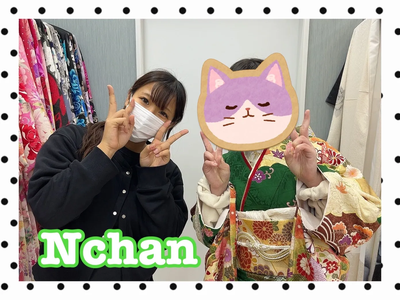 【TAKAZEN橿原店】8日♡2027年成人の王道古典柄の緑色お振袖姫ちゃん&2025年成人の最新作Newくすみレトロのお振袖姫ちゃんたち♡
