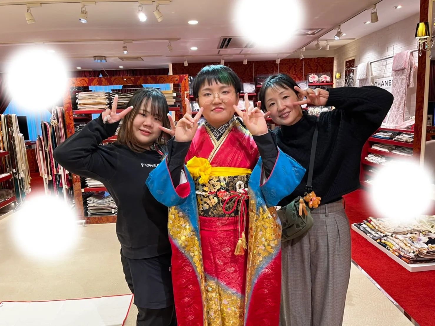 成人式 前撮り 梅田 袴 くすみカラー かわいい イマドキ 淡色 古典 タカゼン 撮影