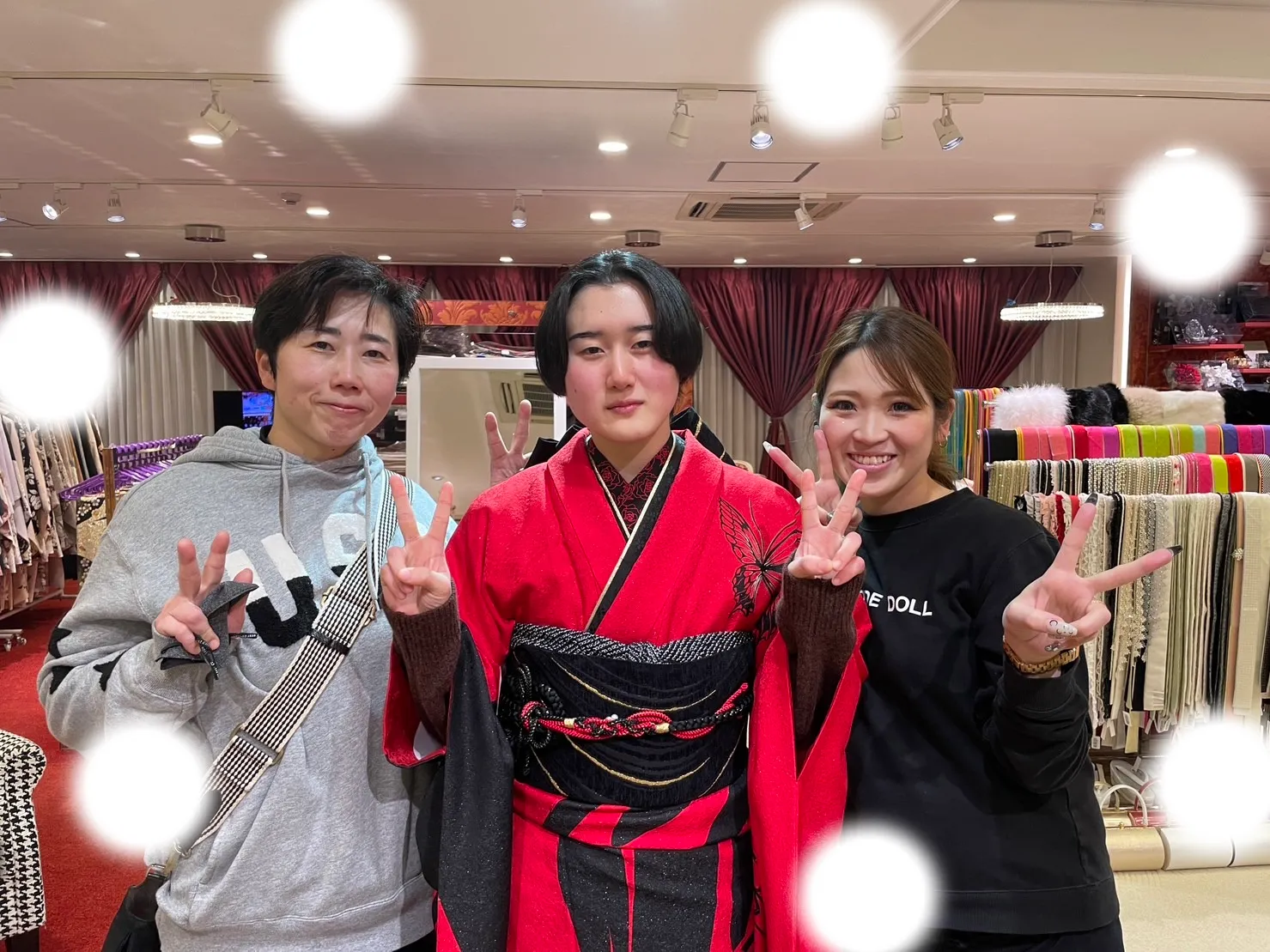 振袖レンタル 袴レンタル 前撮り撮影会 キラキラ ヘップバーン かわいい 大阪 梅田 タカゼン 持込