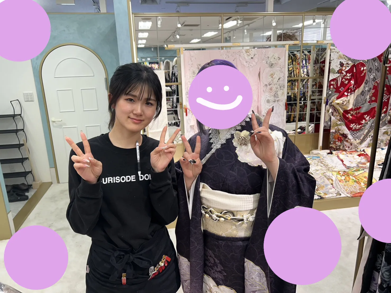 成人式 振袖レンタル なんば 心斎橋 シンプル 大人っぽい
