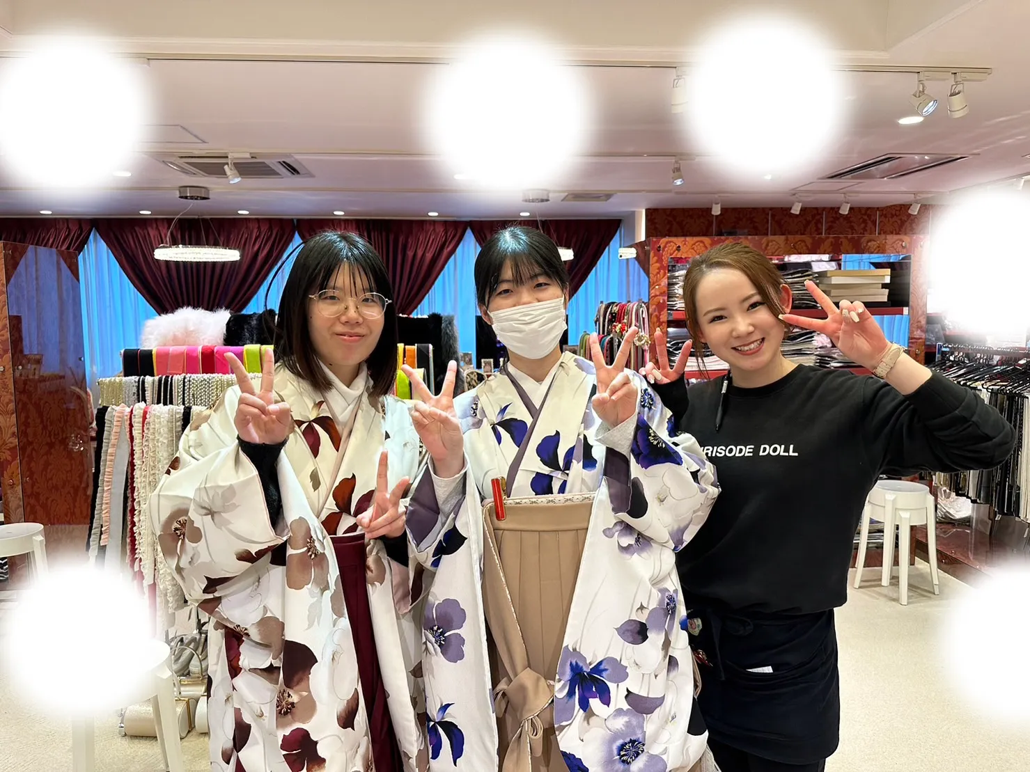 袴レンタル 振袖レンタル くすみ キラキラ かわいい 梅田 大阪 安い イマドキ 古典 くすみカラー 前撮り ヴィンテージ 渋い