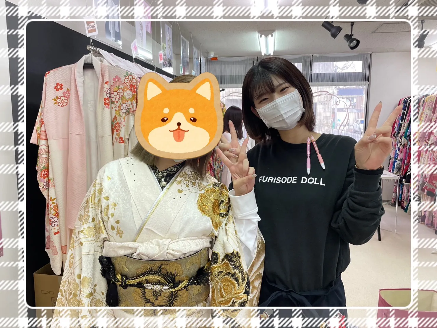振袖 レンタル 奈良 前撮り撮影会 かわいい おしゃれ ヘップバーン ゴールド キラキラ