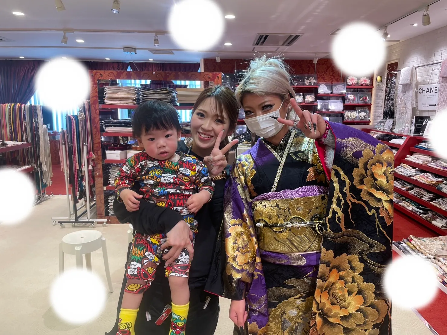 振袖レンタル　TAKAZEN大阪梅田本店　オリジナル　龍　紫