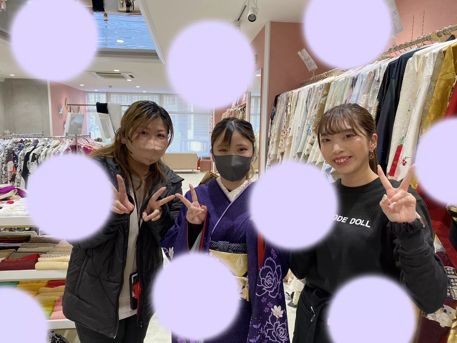 【TAKAZEN姫路店】♡5日 紫の安カワスタイルが大人っぽい姫路市の2024年成人式振袖レンタル駆け込み姫ちゃん♡