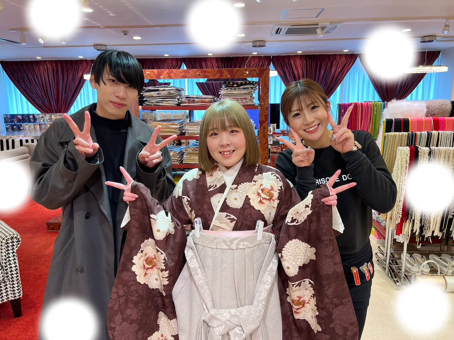 袴レンタル 振袖レンタル くすみカラー イマドキ 卒業式 成人式 安い 大阪 かわいい
