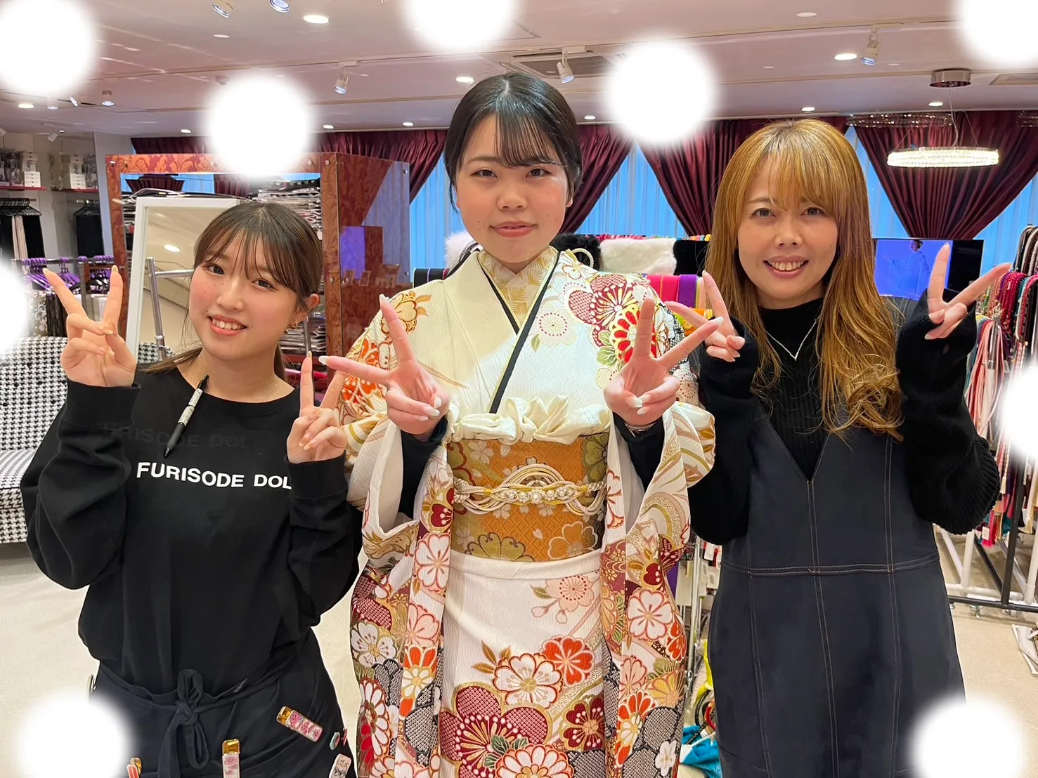 成人式 前撮り 梅田 袴 くすみカラー かわいい イマドキ 淡色 古典 タカゼン 撮影