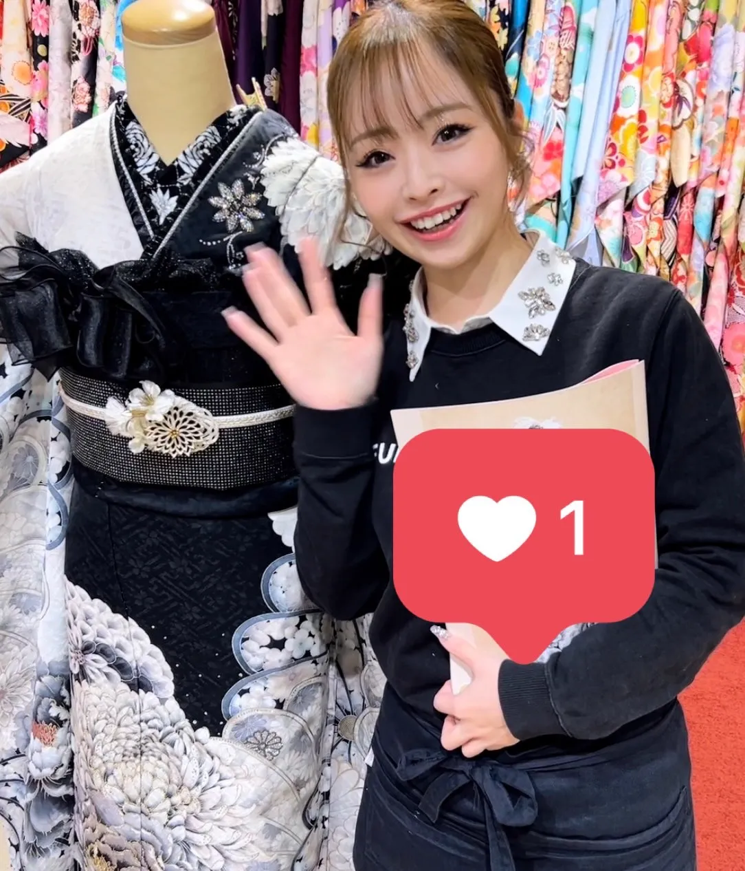 着物メーカーブランド 中村里砂 おしゃれ振袖レンタル