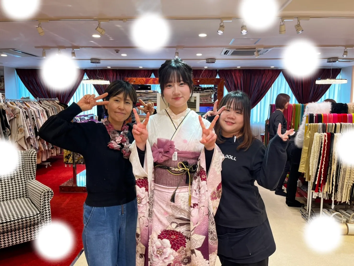 成人式 前撮り 梅田 袴 くすみカラー かわいい イマドキ 淡色 古典 タカゼン 撮影