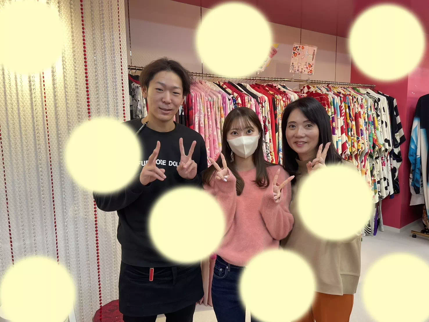 振袖 成人式 ママ振り TAKAZEN神戸店 前撮り撮影会 イマドキ カワイイ コディネート